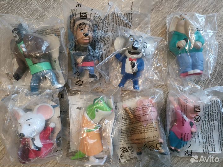 Игрушки из Макдональдс Зверопой