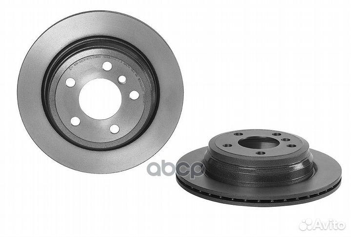 Диск тормозной UV Coated зад 09B33811 Brembo