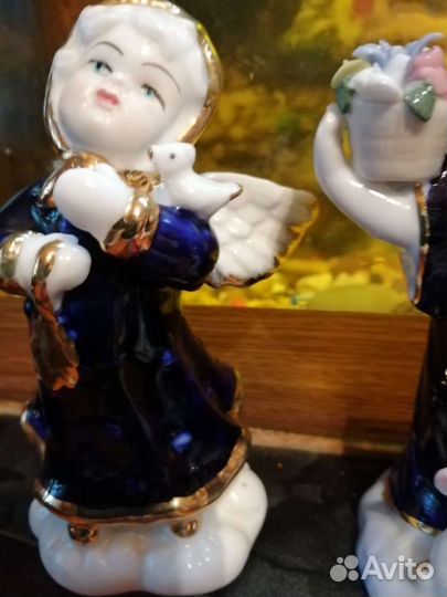 Ангелочки фарфор
