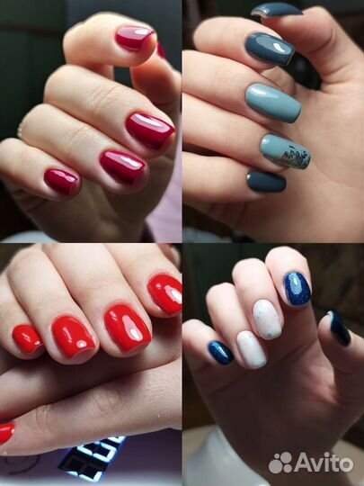Маникюр с покрытием гель-лак 