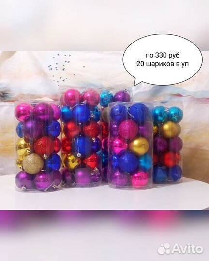 Шарики на ёлку