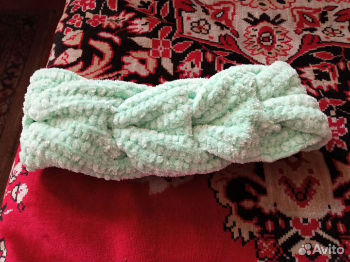 Повязка на голову женская теплая