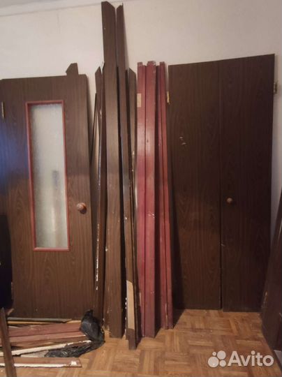 Двери 80, 70, 60 с коробкой и обналичкой