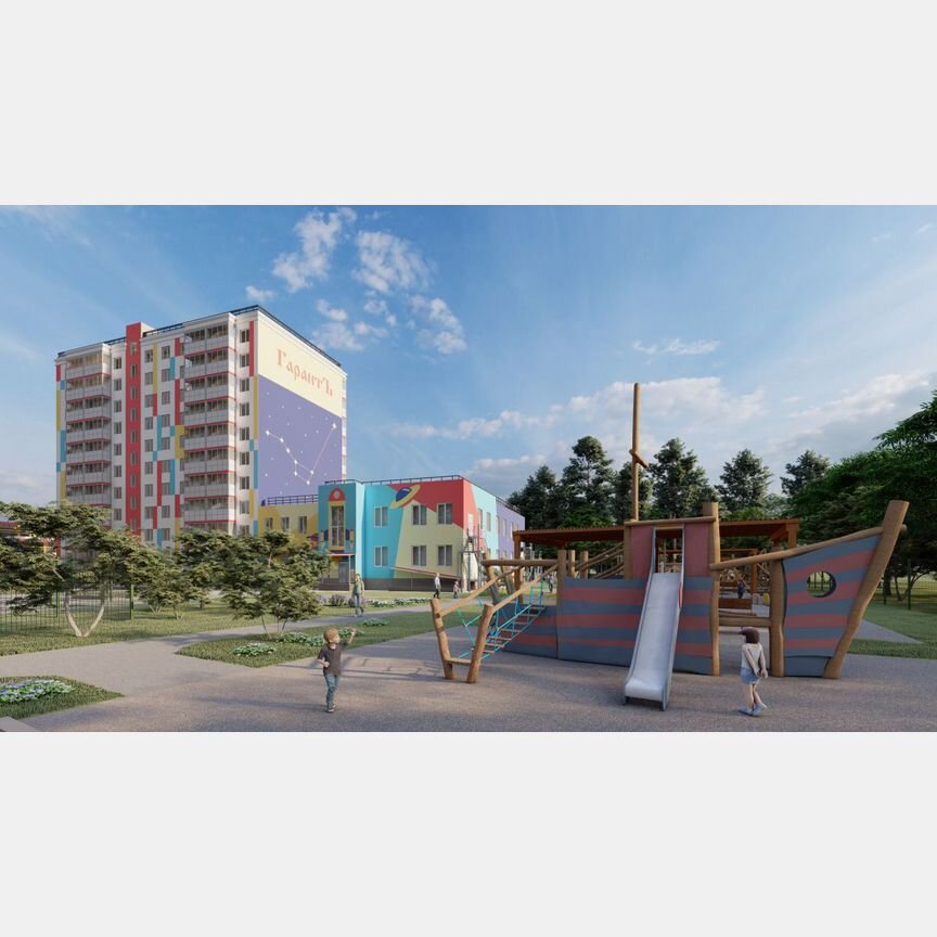 1-к. квартира, 58,3 м², 9/10 эт.