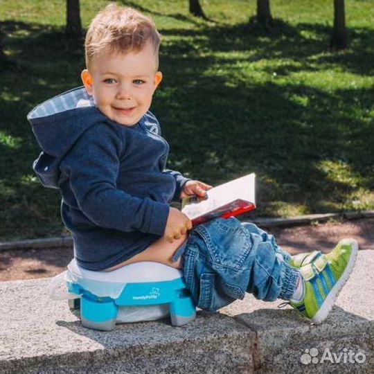 Горшок дорожный Roxy kids и насадка на унитаз