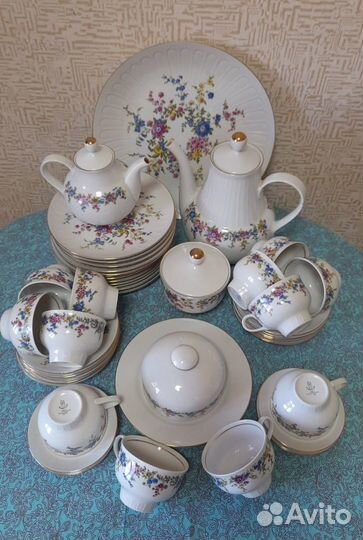 Сервиз кофейно-чайный ГДР, Henneberg 1777