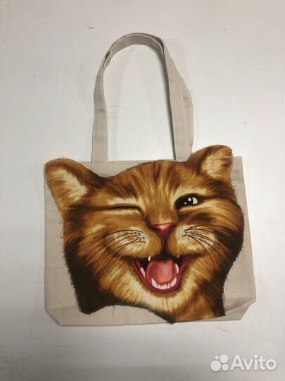 Сумка шопер с апликацией