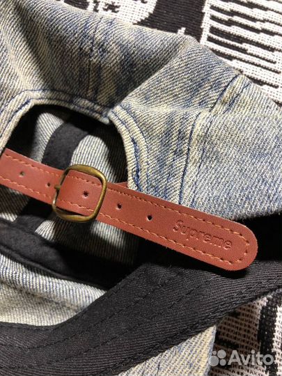 Кепка Supreme Washed Jeans