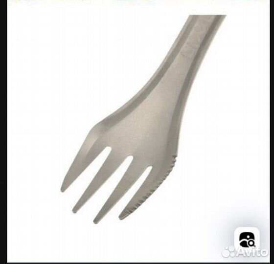 Ложка вилка титан походная