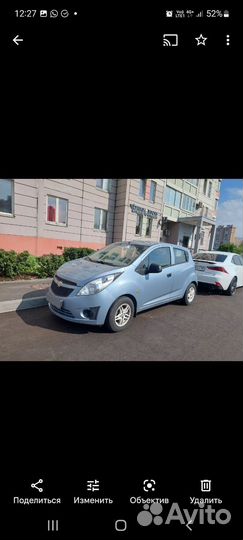 Chevrolet Spark 1.0 МТ, 2011, битый, 130 000 км