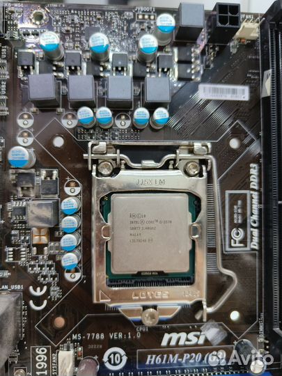 Материнская плата 1155 + i5 3570