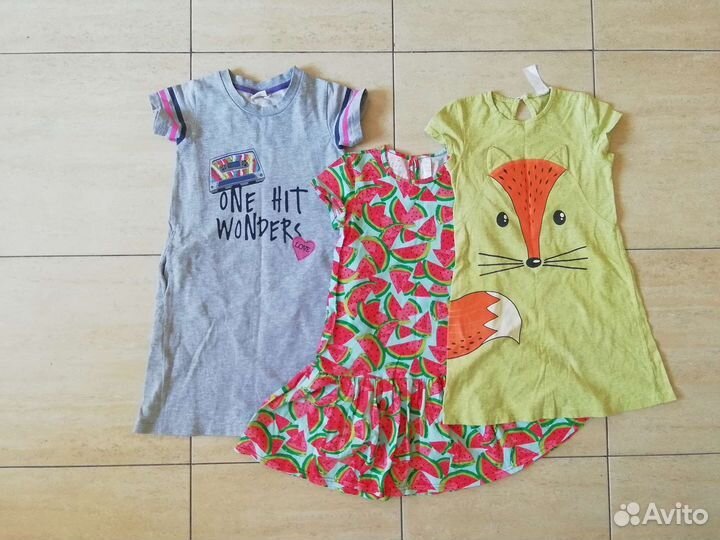 Вещи пакетом (33 шт.) для девочки 5-6 лет, 128 см