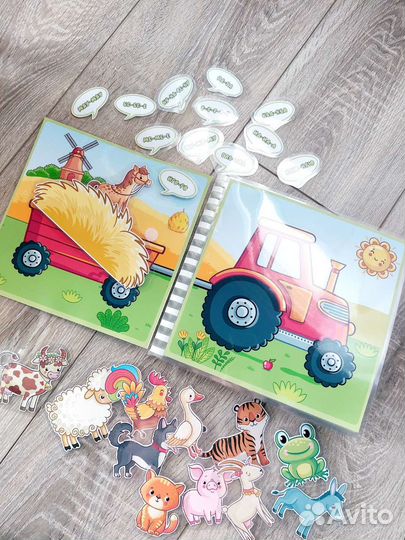 Альбом на липучках и пиши стирай