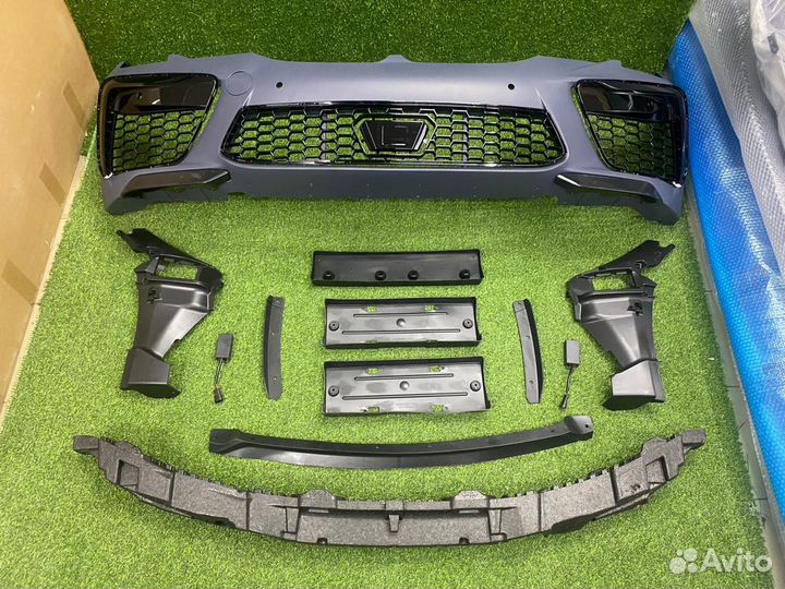Передний бампер BMW G20 дорест в стиле M8 в сборе