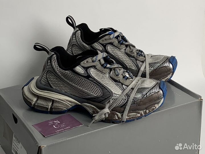 Balenciaga 3XL Sneaker Worn-Out - Dark Grey Blue