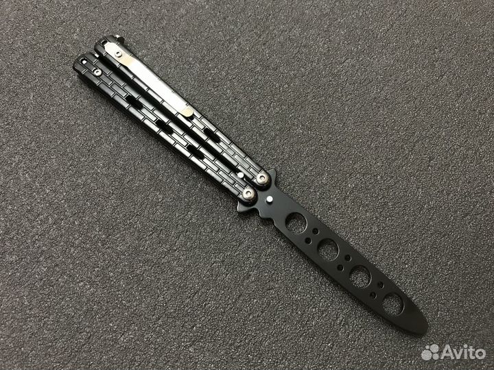 Нож-бабочка тренировочный Черный