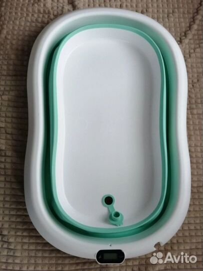Ванночка для купания складная с термометром