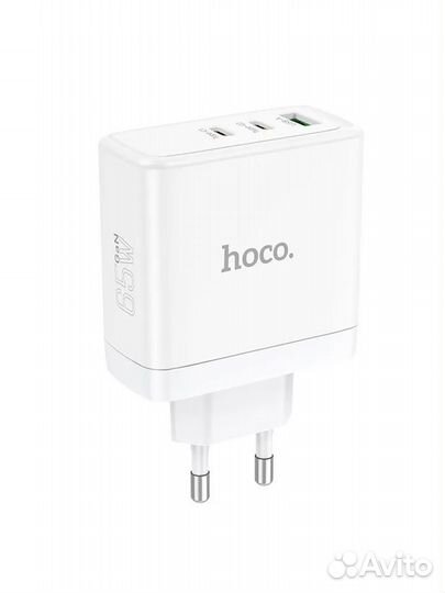 Сетевое зарядное устройство USB/Type-C Hoco 65W