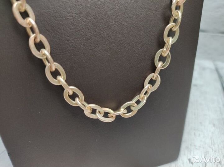Золотая цепь 375 пробы массой 47.5 грамма (58см)