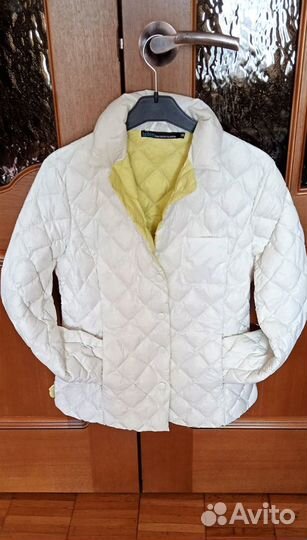 Куртка пуховик белый приталенный 42-44р befree