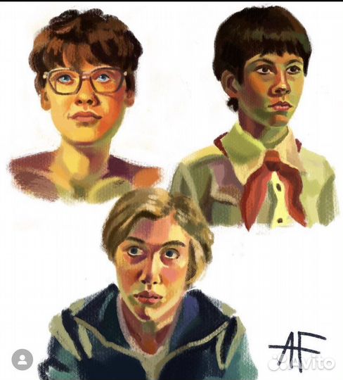 Портрет по фото в графическом редакторе