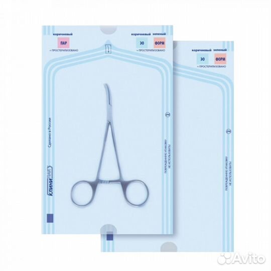 Пакеты комбинированные клини-пак (115*260) самозап