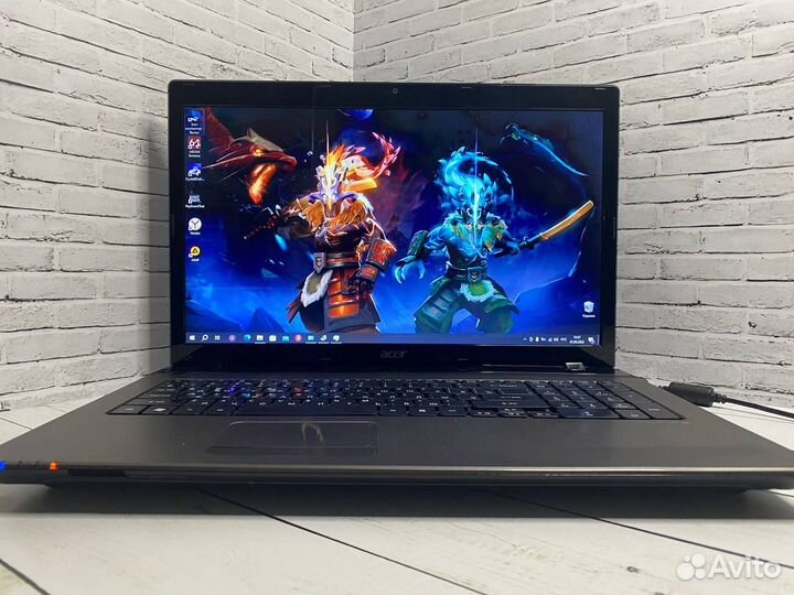 Игровой ноутбук Acer 17.3/i7/8gb/2видео/SSD+HDD