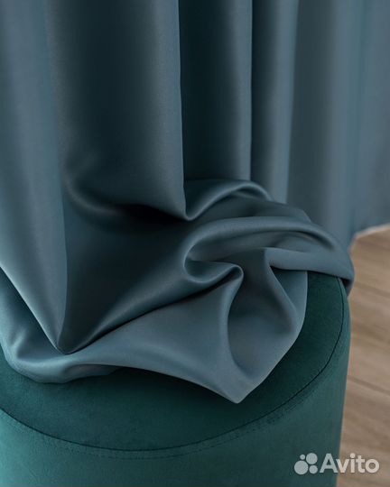 Шторы блэкаут Амадео Морская волна