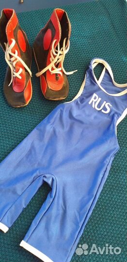 Трико и борцовки для борьбы Комплект