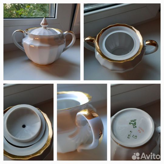 Заварочный чайник, сахарница Вербилки, дфз