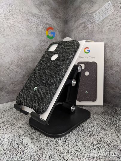 Google Pixel 4a fabric case, black,запечатанный