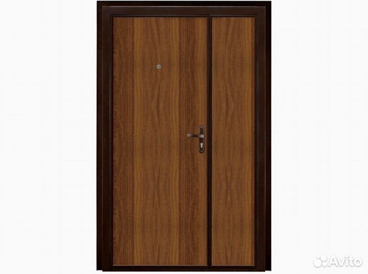 Двухстворчатая входная дверь с Терморазрывом