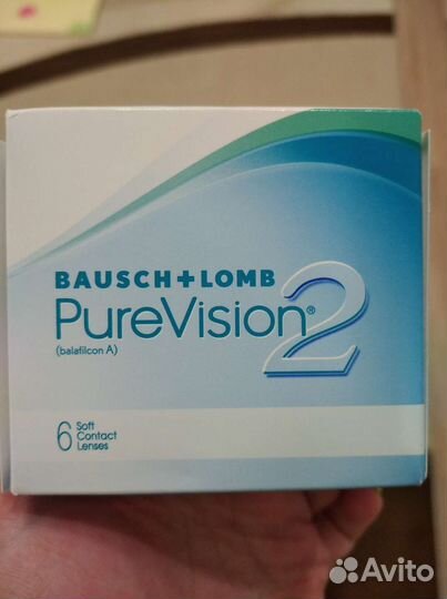 Линзы контактные Pure Vision2 -5,50