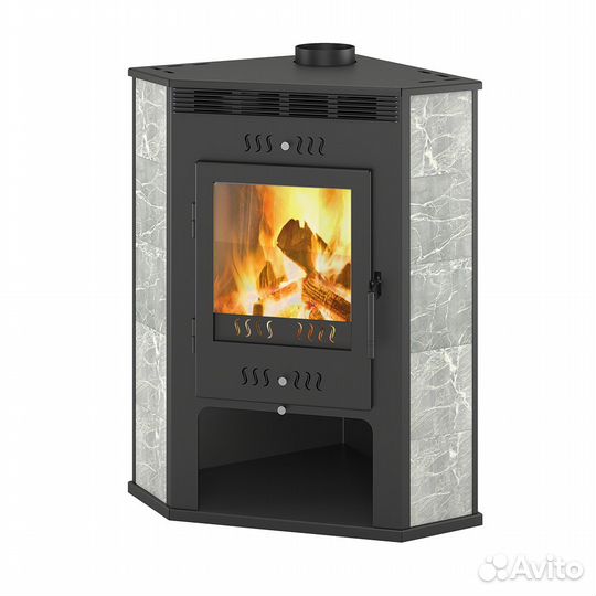 Печь-Камин aston 11кВт (180 м3) угловой Талькох