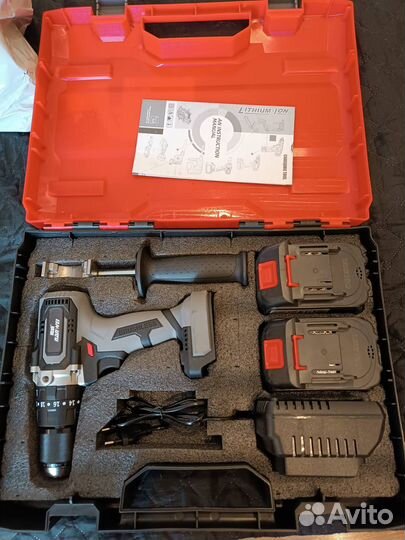 Шуруповерт Ледобур Nanwei в Кейсе + Nero Шнек 130
