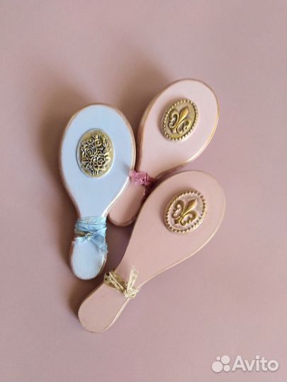 Расчёска деревянная массажная, ручная работа