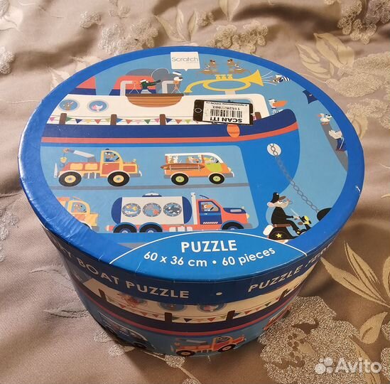 Пазл Scratch Паром 60 элементов