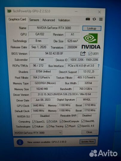 Rtx 3080 palit gaming pro