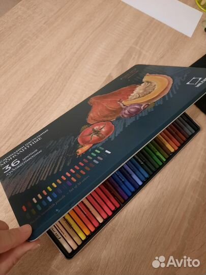 Новые художественные карандаши пастель в металле