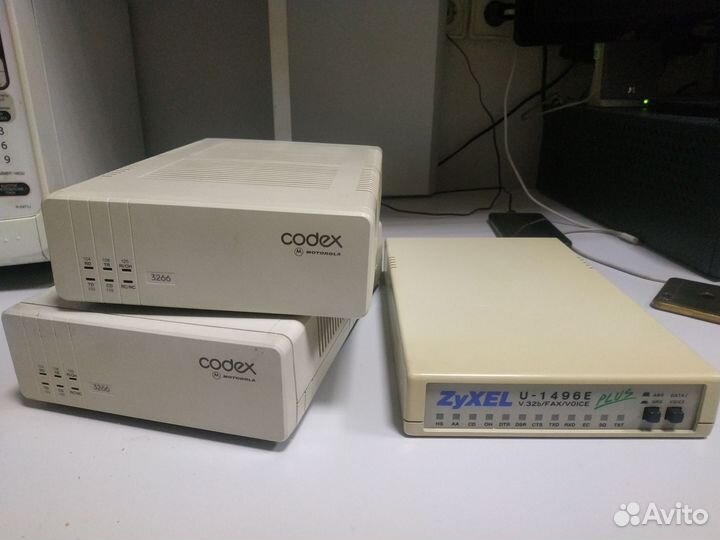 Ретро модемы Motorola,Zuxel