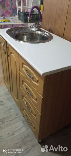 Кухонная мойка с тумбой