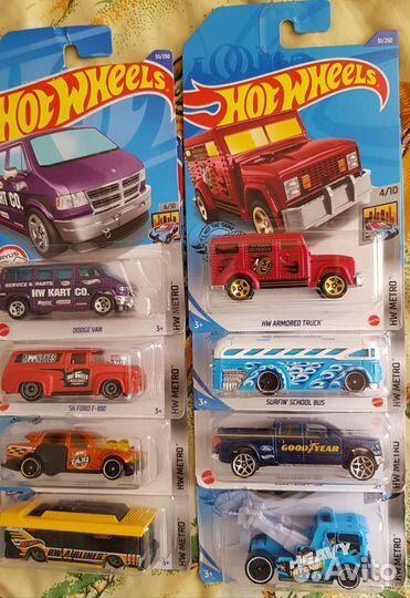 Hot wheels серия Metro