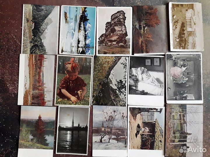Открытки СССР объемные и обычные