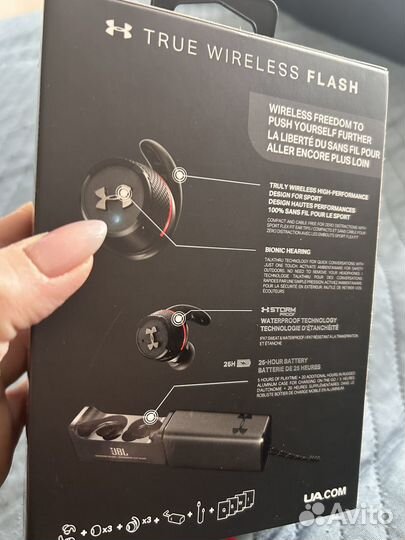 Беспроводные наушники jbl under armour