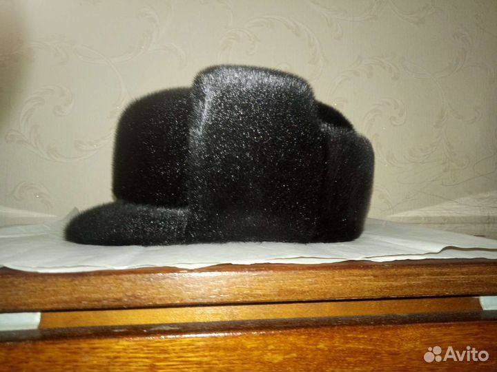 Шапка из нерпы мужская