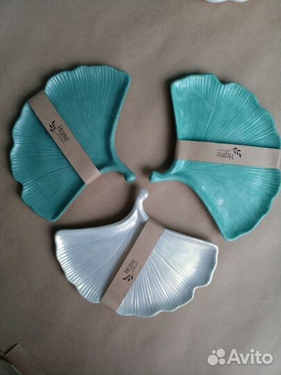 Декоративная тарелка из гипса, декор для дома