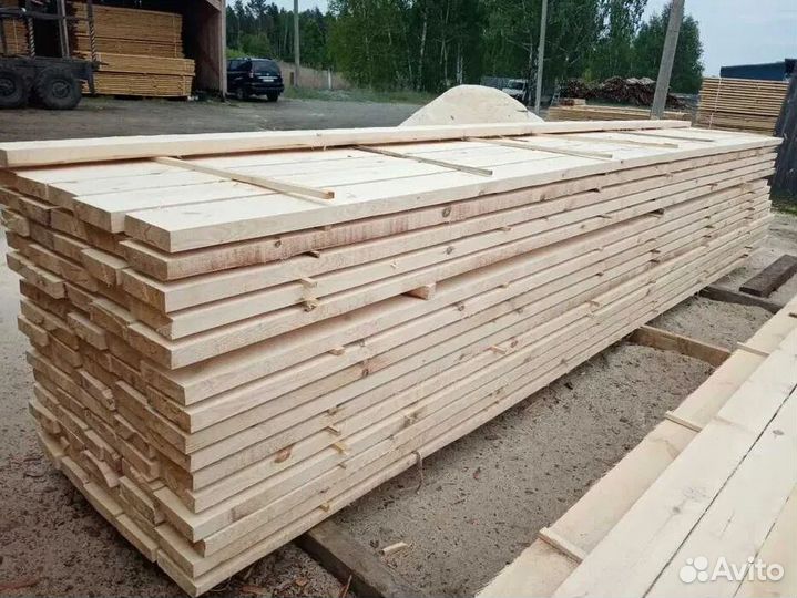 Доска обрезная естественной влажности