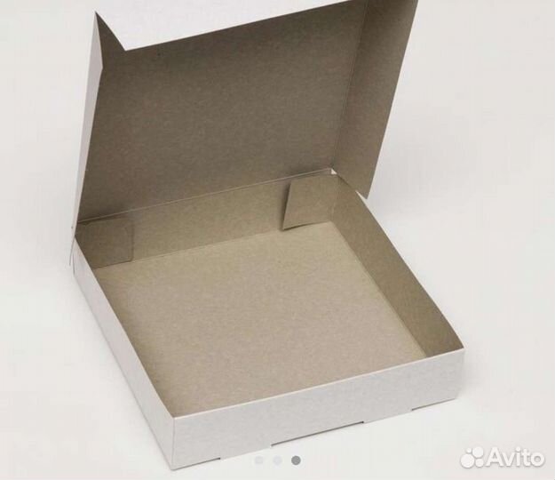 Упаковка для пирогов коробка складная 23*23*5