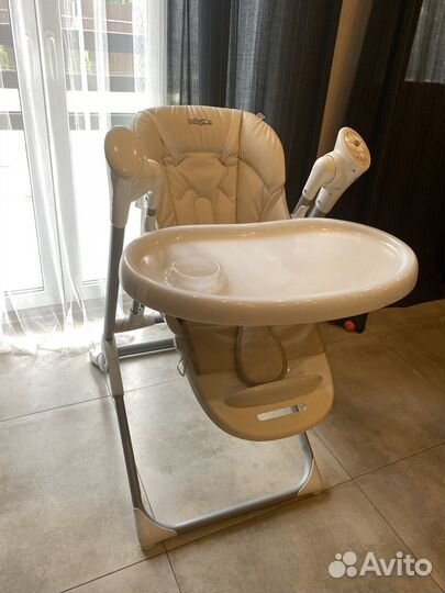 Стул для кормления Babyton 2в1 с пультом д/у Beige