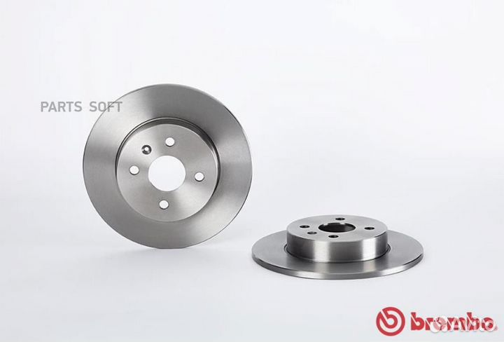 Brembo 08982610 Диск тормозной задний 264mm